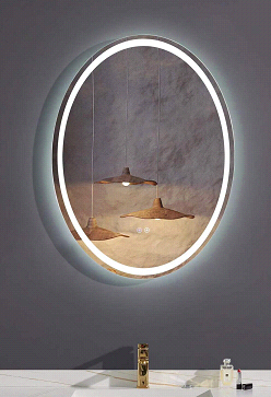 LumiElva – Oval Dual-Glow Smart LED Mirror