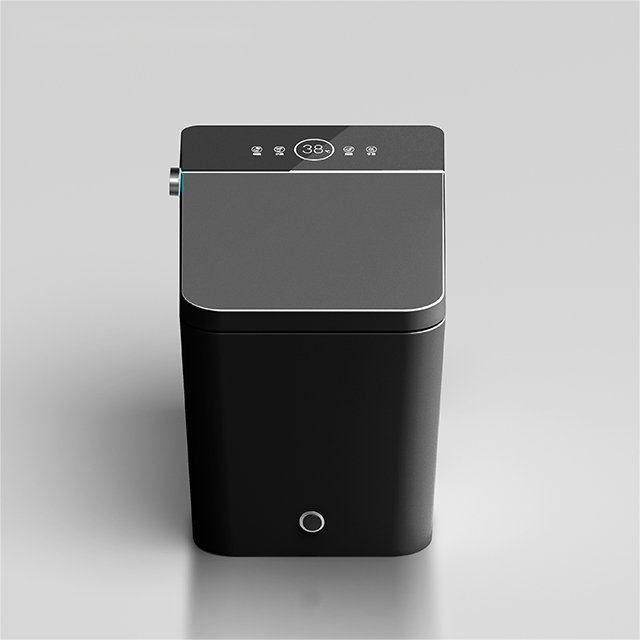 Black Tankless Smart Bidet Toilet - Modern Elegance, Superior Hygiene & Instant Warm Water