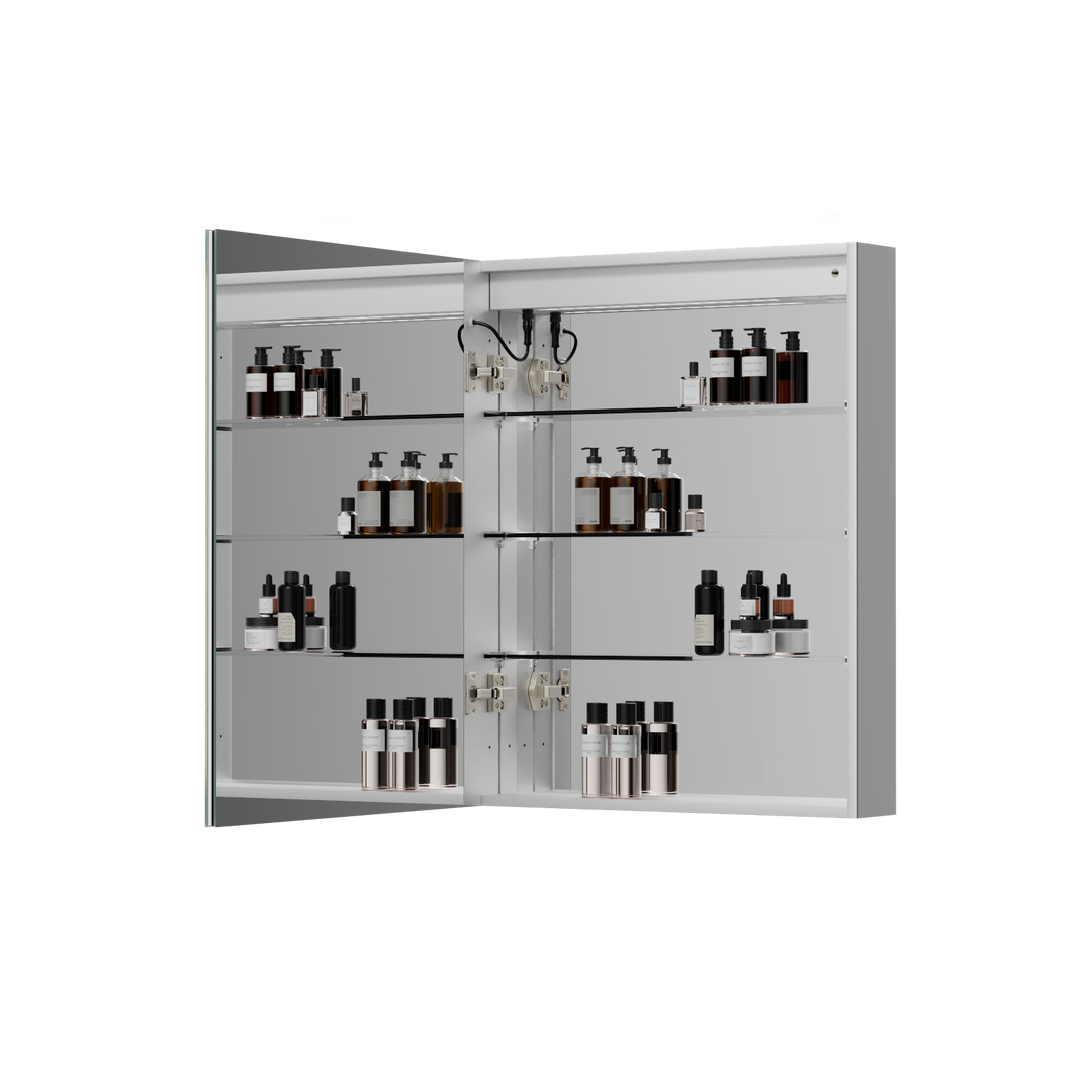 LumiVault – Frameless Smart LED Mirror Cabinet