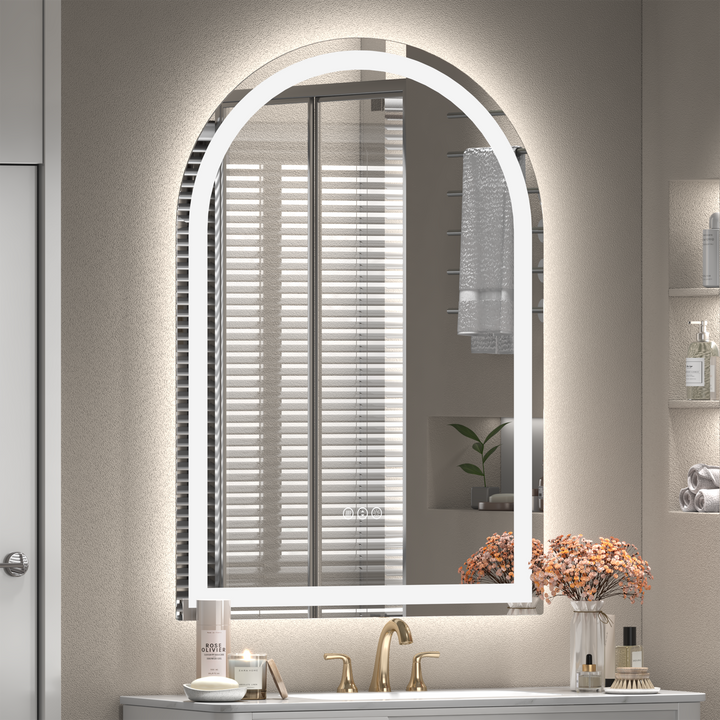 LumiArch – Frameless Arched Smart LED Mirror