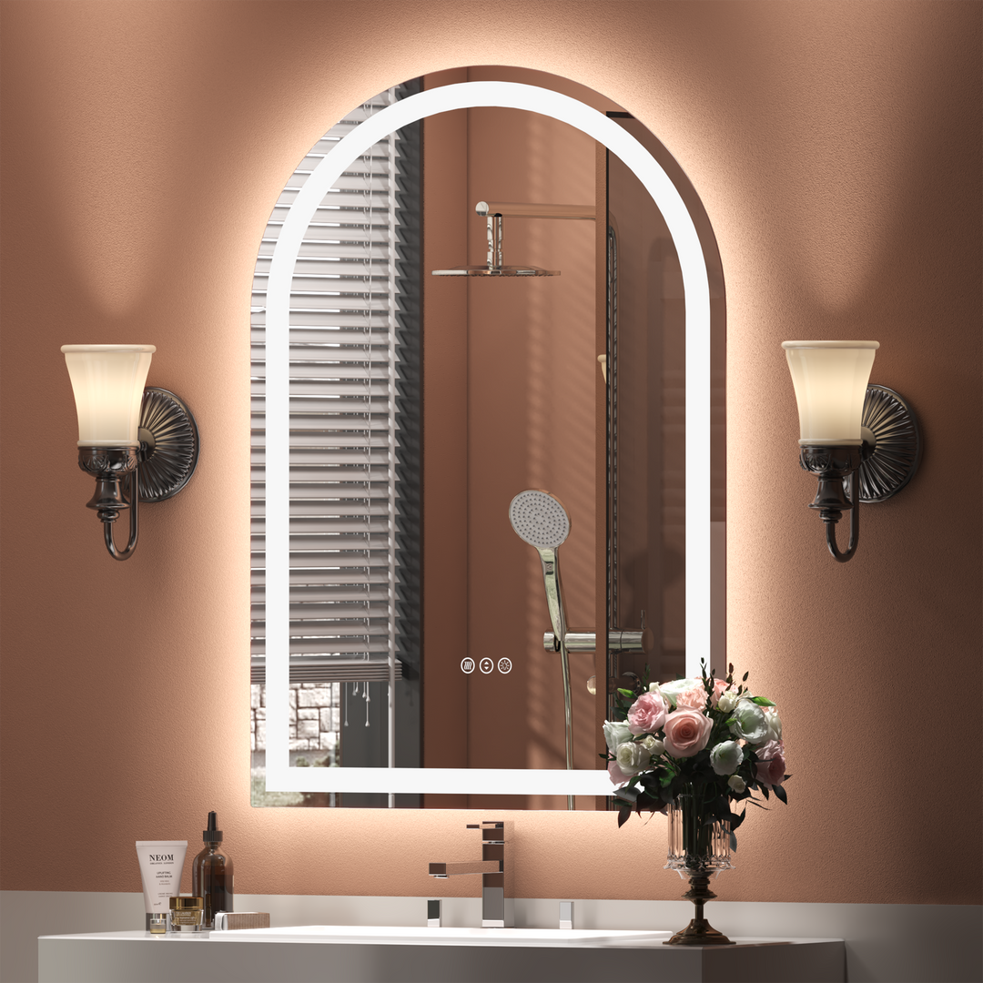LumiArch – Frameless Arched Smart LED Mirror